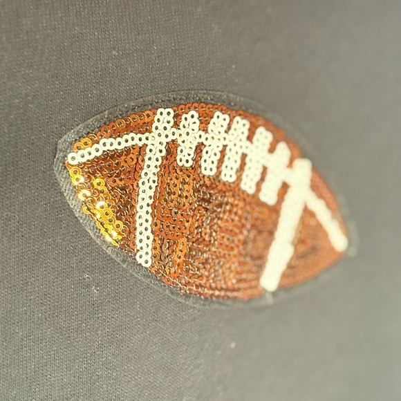 The Royal Standard Football Queen Sequin Sweatshirt size XS NWT - Picture 2 of 14